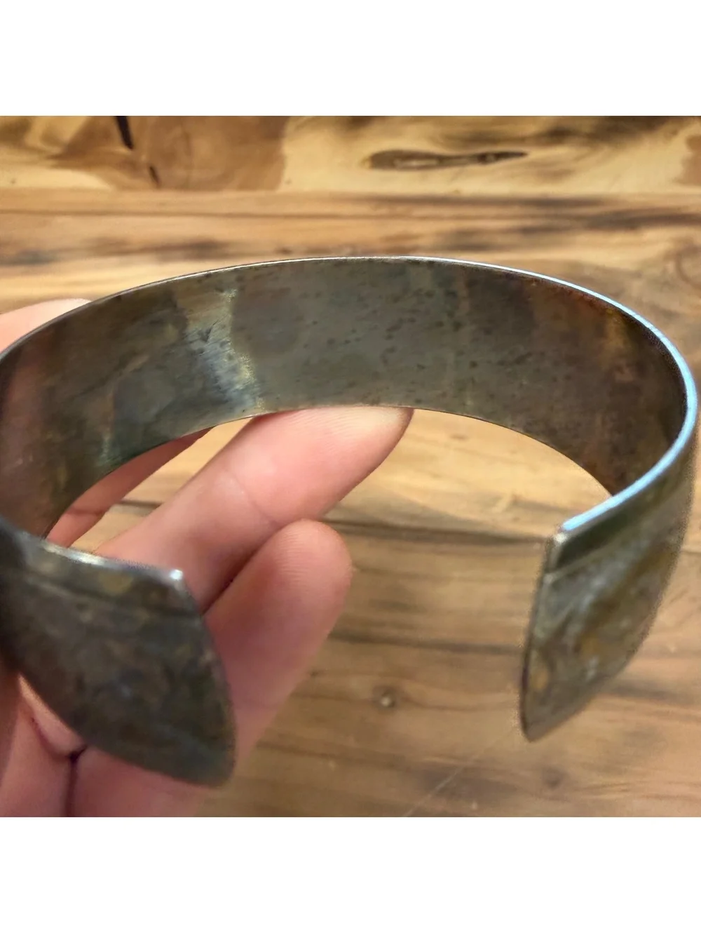 Danecraft floral etched sterling silver cuff bracelet vintage